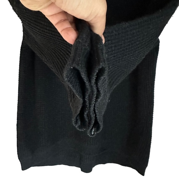 Vince Womens Black Wool Blend Knit Crewneck Long Sleeve Sweater Size XS - Picture 5 of 11